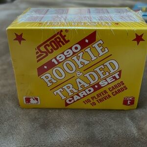 Score 1990 Rookie & Traded card set
